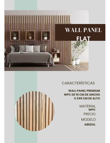 Wall Panel 16 cm.Diseño exclusivo