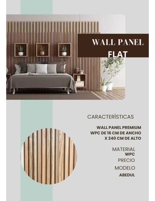 Wall Panel Flat 16 cm