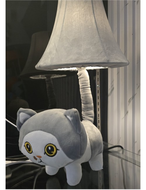 Lámpara Gato Gris