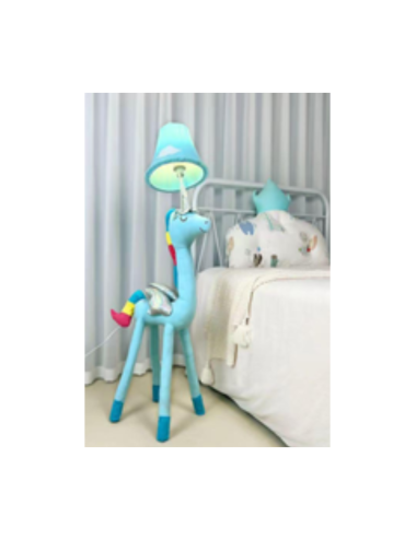 Lámpara Unicornio Celeste